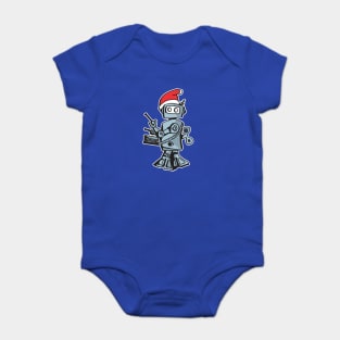 25-Hour Holiday Radio Show robot (solo) Baby Bodysuit
